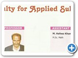 faculty of Applied subj1